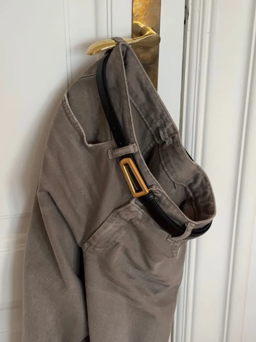 Design By Si Luce bælte - Sort/guld Clearance