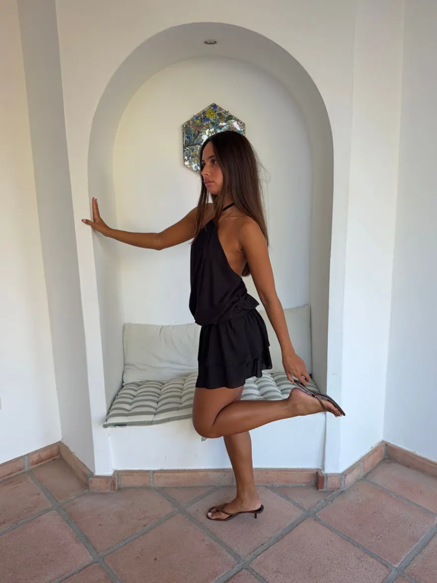 Design By Si Lulitiana halterneck kjole - Sort Online