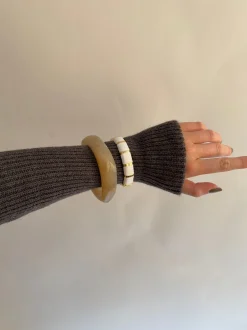 Design By Si Lykke chunky armbånd - Honningfarvet Outlet