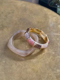 Design By Si Lykke chunky armbånd - Honningfarvet Outlet