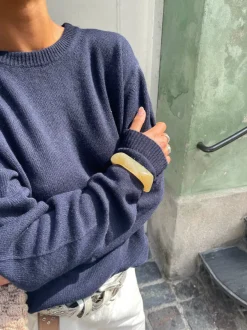 Design By Si Lykke chunky armbånd - Lys honningfarvet Sale