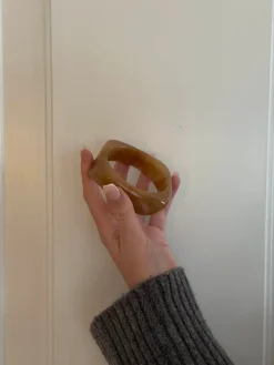 Design By Si Lykke chunky armbånd - Mørk karamel Hot