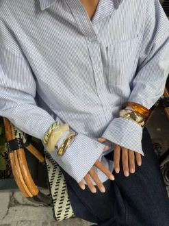 Design By Si Lykke chunky armbånd - Off white Best