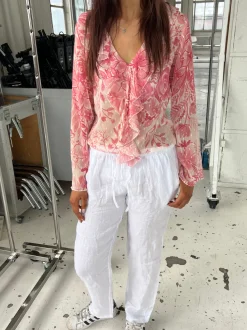 Design By Si Marianne langærmet bluse - Lyserød New