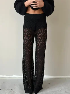 Design By Si Marla blonde bukser - Sort Clearance