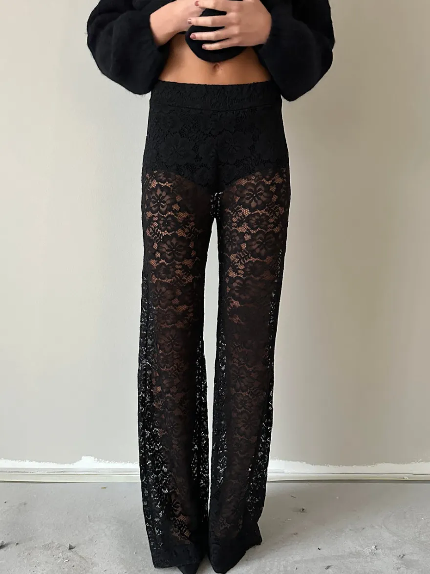 Design By Si Marla blonde bukser - Sort Clearance