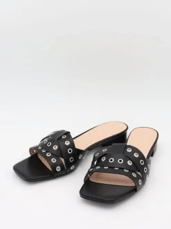 Design By Si Milina sandaler med nitter - Sort Sale