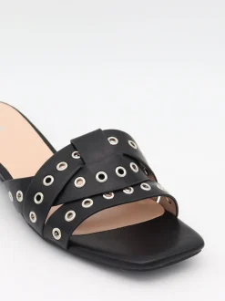 Design By Si Milina sandaler med nitter - Sort Sale