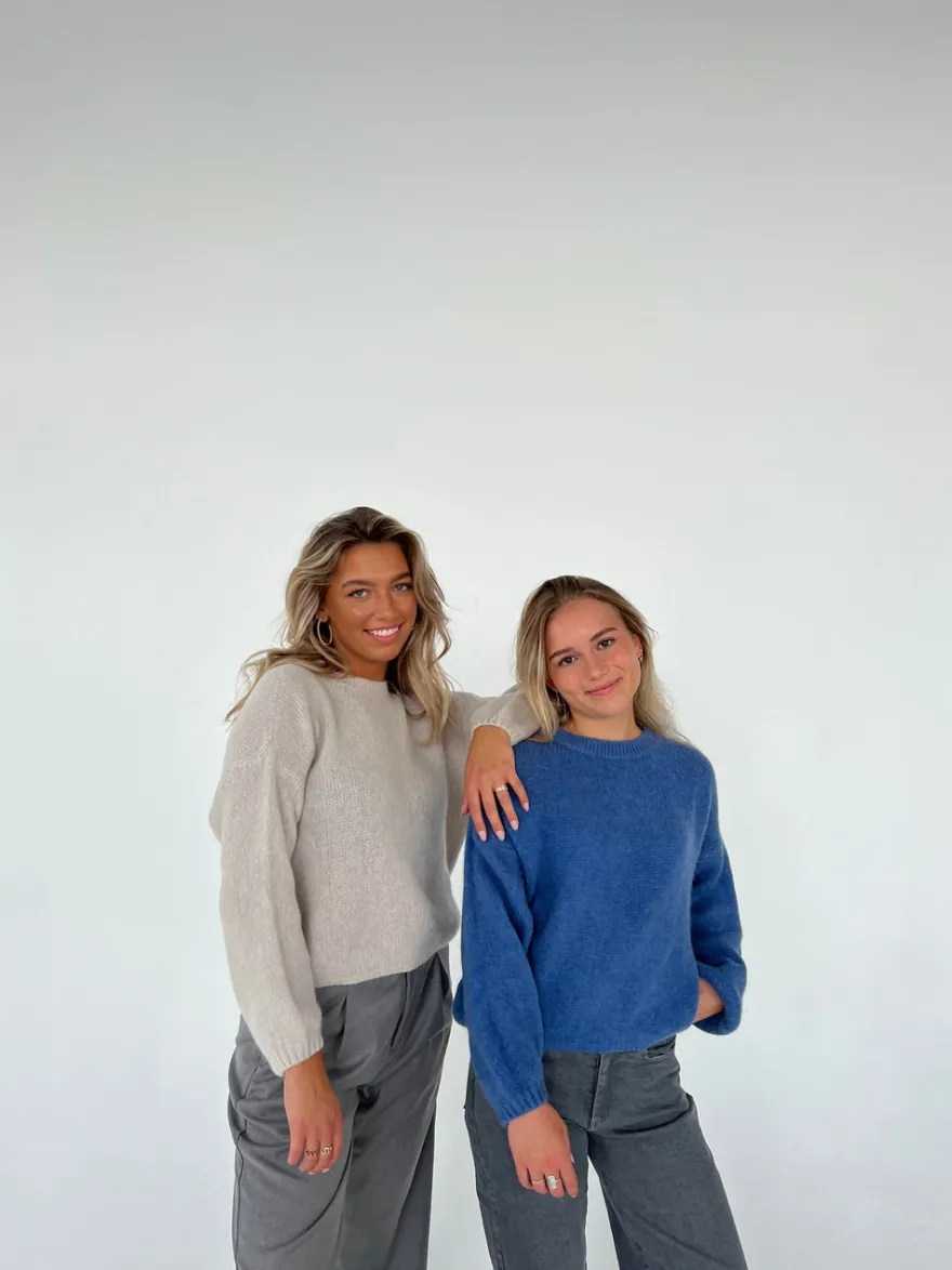 Design By Si Miti strik - Blå Clearance