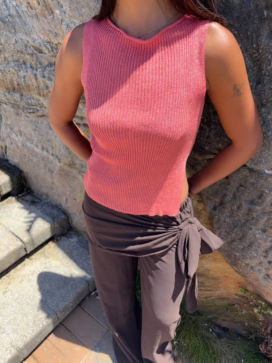 Design By Si Montania glimmertop - Rosa Online