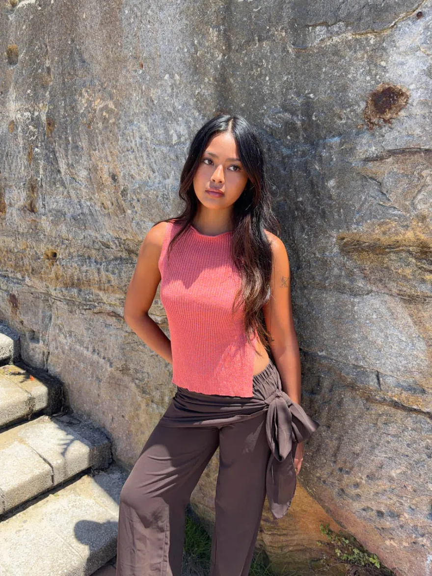 Design By Si Montania glimmertop - Rosa Online