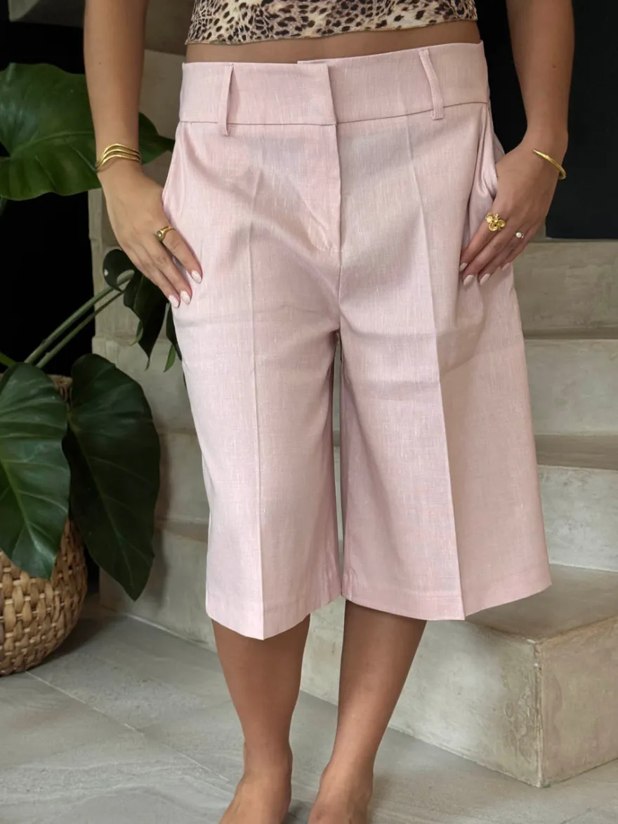 Design By Si Nayaly bermudashorts - Lyserød Discount