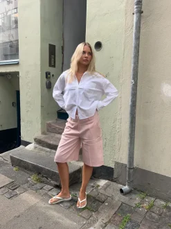 Design By Si Nayaly bermudashorts - Lyserød Discount