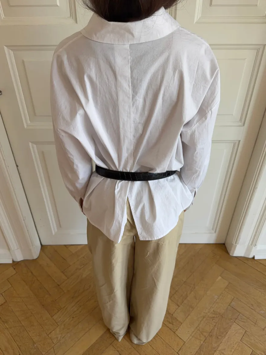 Design By Si Noble bælte - Sort/sølv Clearance