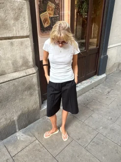 Design By Si Noelia bermudashorts - Sort Clearance