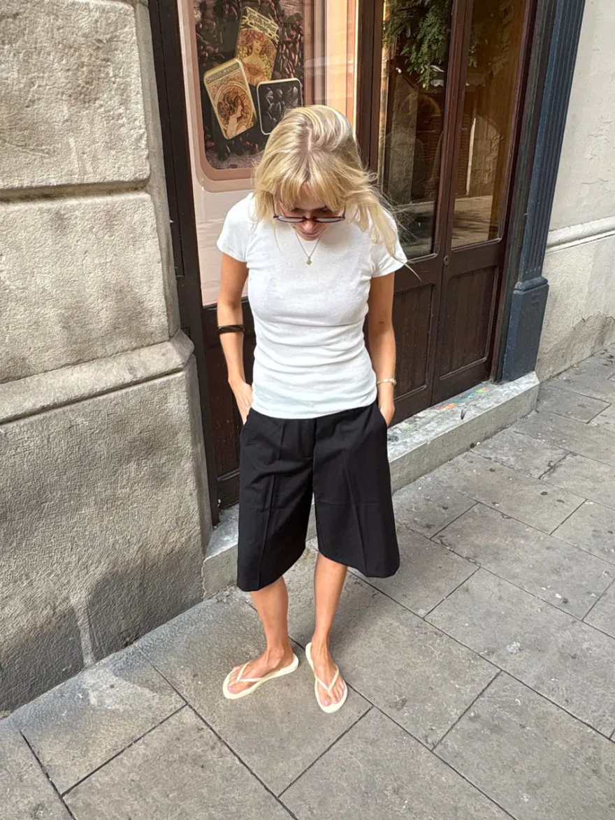 Design By Si Noelia bermudashorts - Sort Clearance