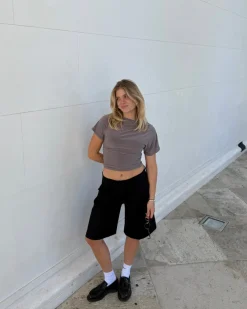 Design By Si Noelia bermudashorts - Sort Clearance