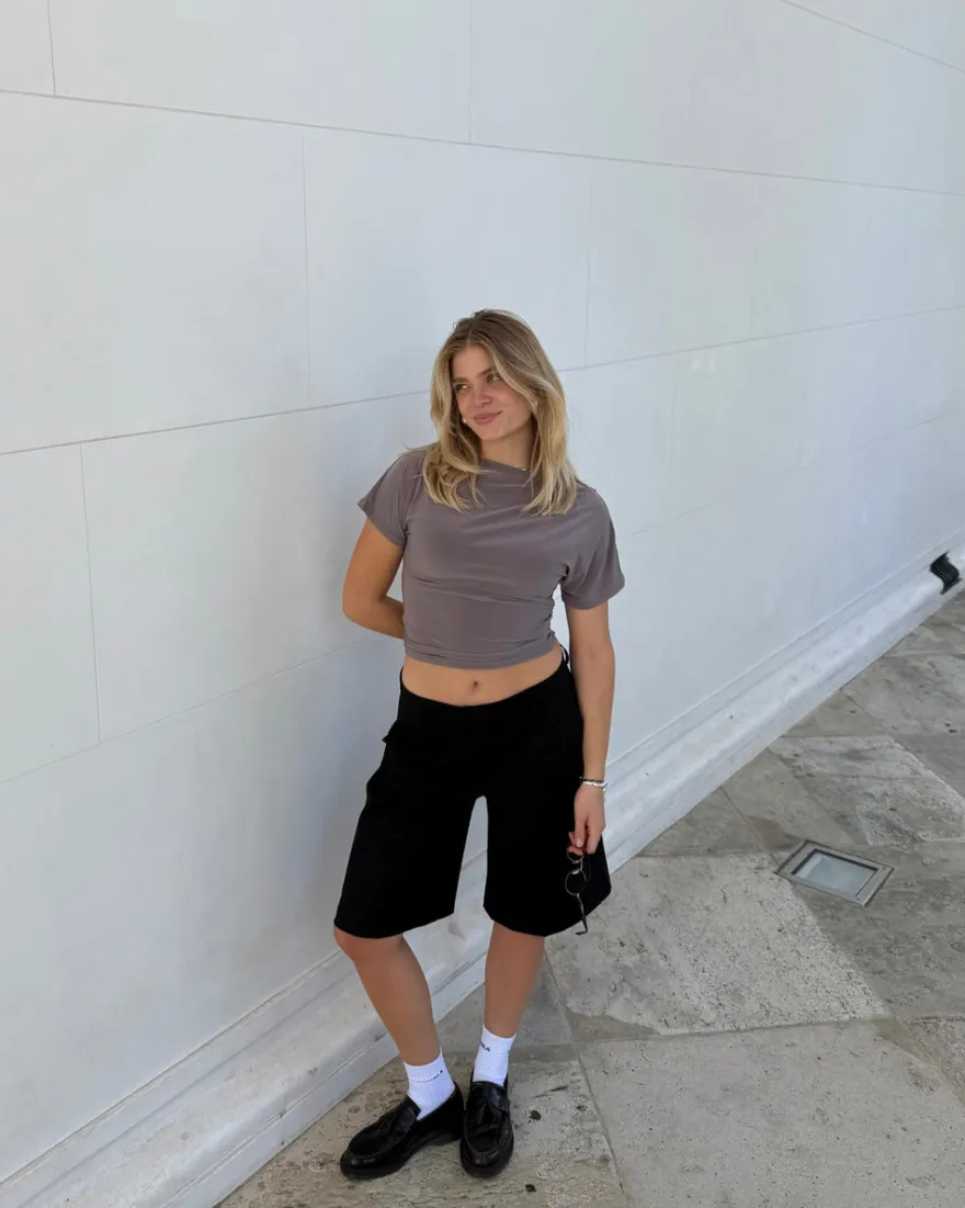 Design By Si Noelia bermudashorts - Sort Clearance