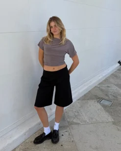 Design By Si Noelia bermudashorts - Sort Clearance