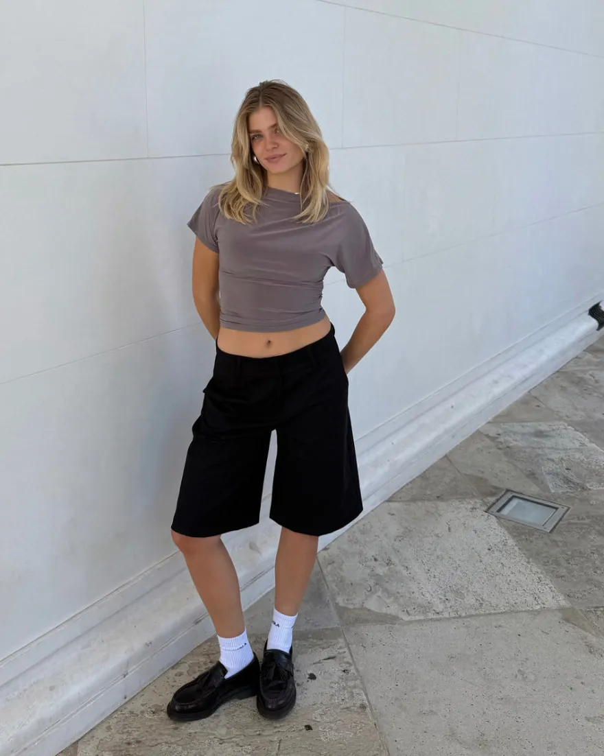 Design By Si Noelia bermudashorts - Sort Clearance