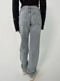 Design By Si Nyla jeans - Lysegrå Discount