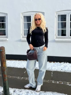 Design By Si Nyla jeans - Lysegrå Discount