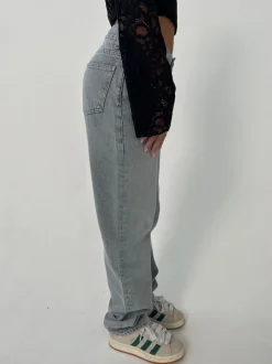 Design By Si Nyla jeans - Lysegrå Discount