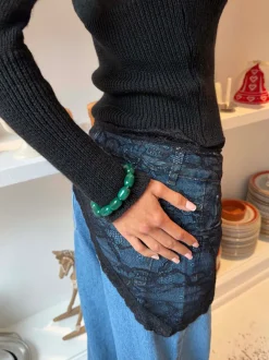 Design By Si Perla armbånd - Grøn Online
