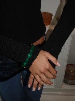 Design By Si Perla armbånd - Grøn Online
