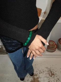Design By Si Perla armbånd - Grøn Online