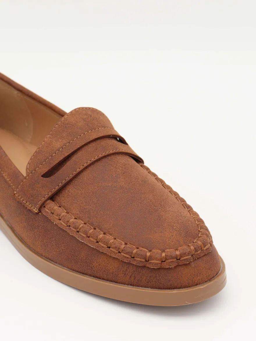 Design By Si Pilou loafers i ruskind - brun Clearance