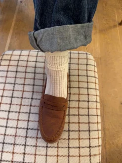 Design By Si Pilou loafers i ruskind - brun Clearance