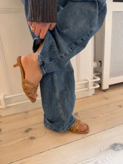 Design By Si Pimkie sandaler med hæl - Lysebrun