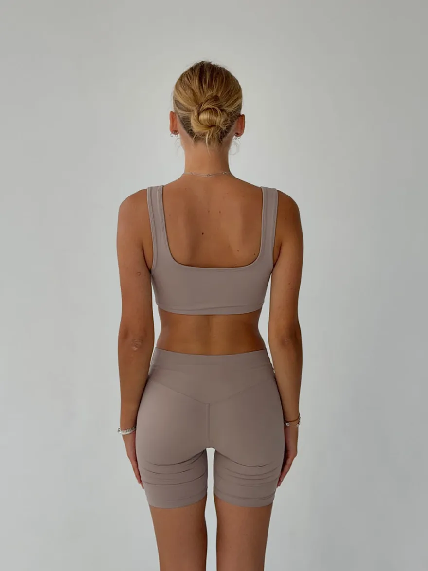 Design By Si Plaza sports bra - Ash Discount