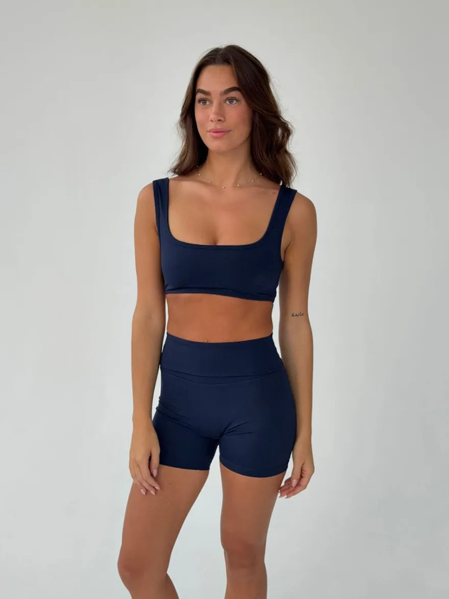 Design By Si Plaza sports bra - Midnight Best