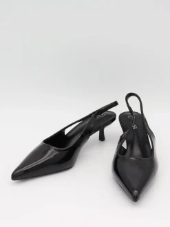 Design By Si Robin slingback mules - Sort Hot