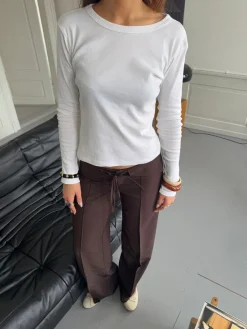 Design By Si Roleo langærmet bluse - Hvid Best