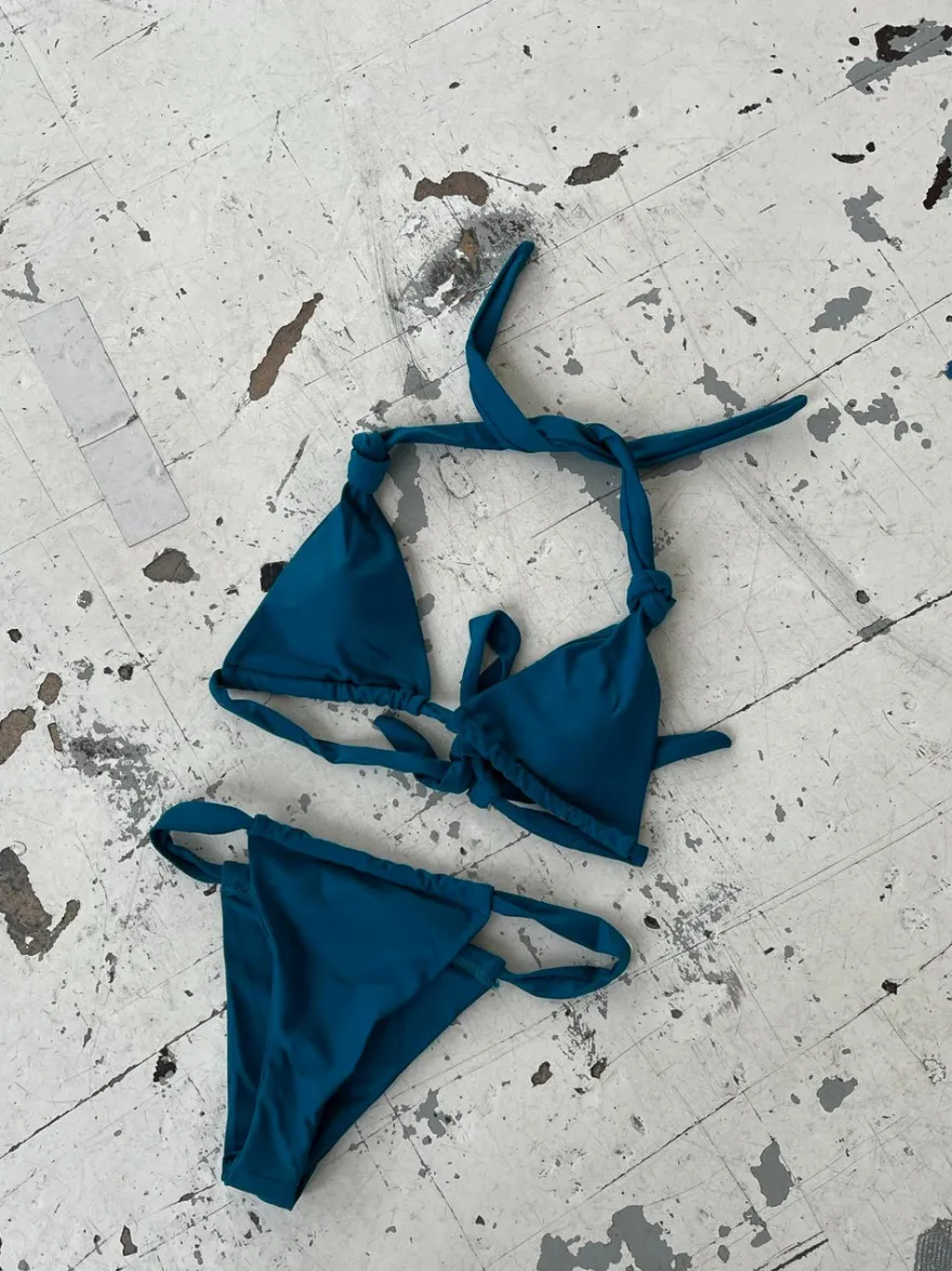Design By Si Safina bikini - blågrøn Sale