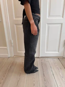 Design By Si Sage baggy jeans - Mørke grå denim Outlet