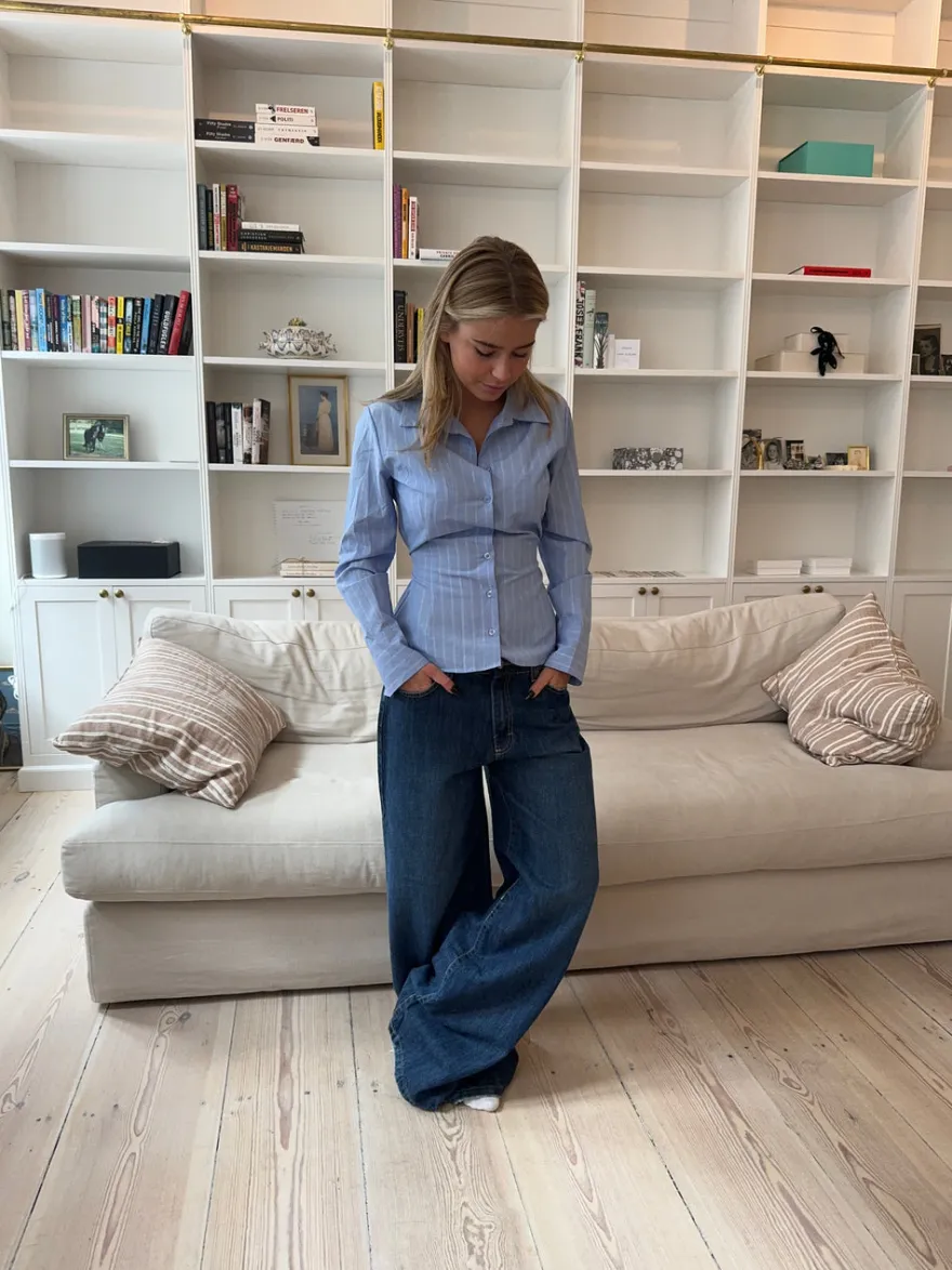 Design By Si Samara jeans - Mørkeblå denim
