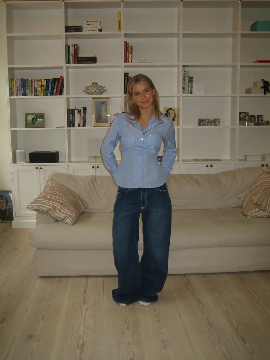 Design By Si Samara jeans - Mørkeblå denim