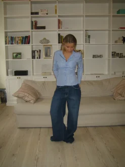 Design By Si Samara jeans - Mørkeblå denim