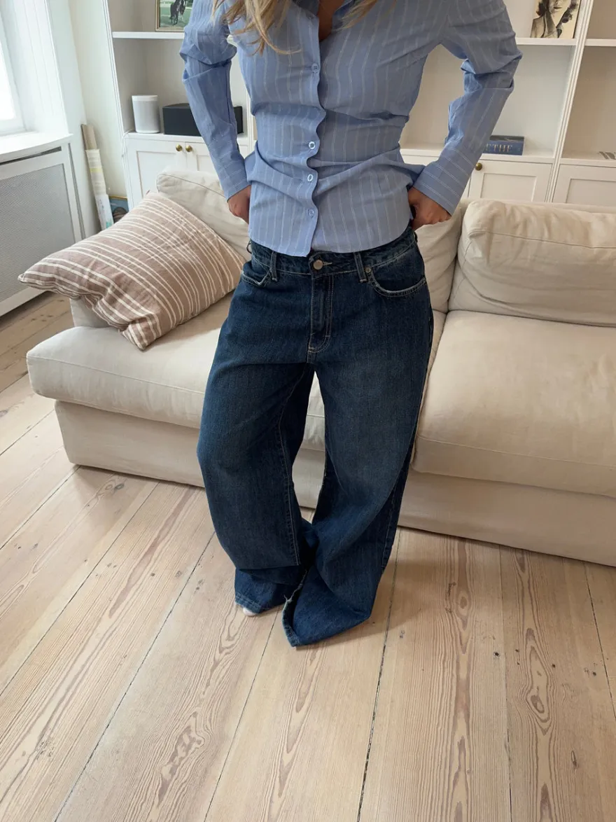 Design By Si Samara jeans - Mørkeblå denim