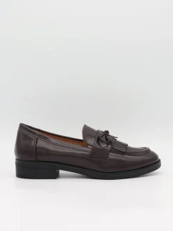 Design By Si Samia loafers med detaljer - Brun Outlet