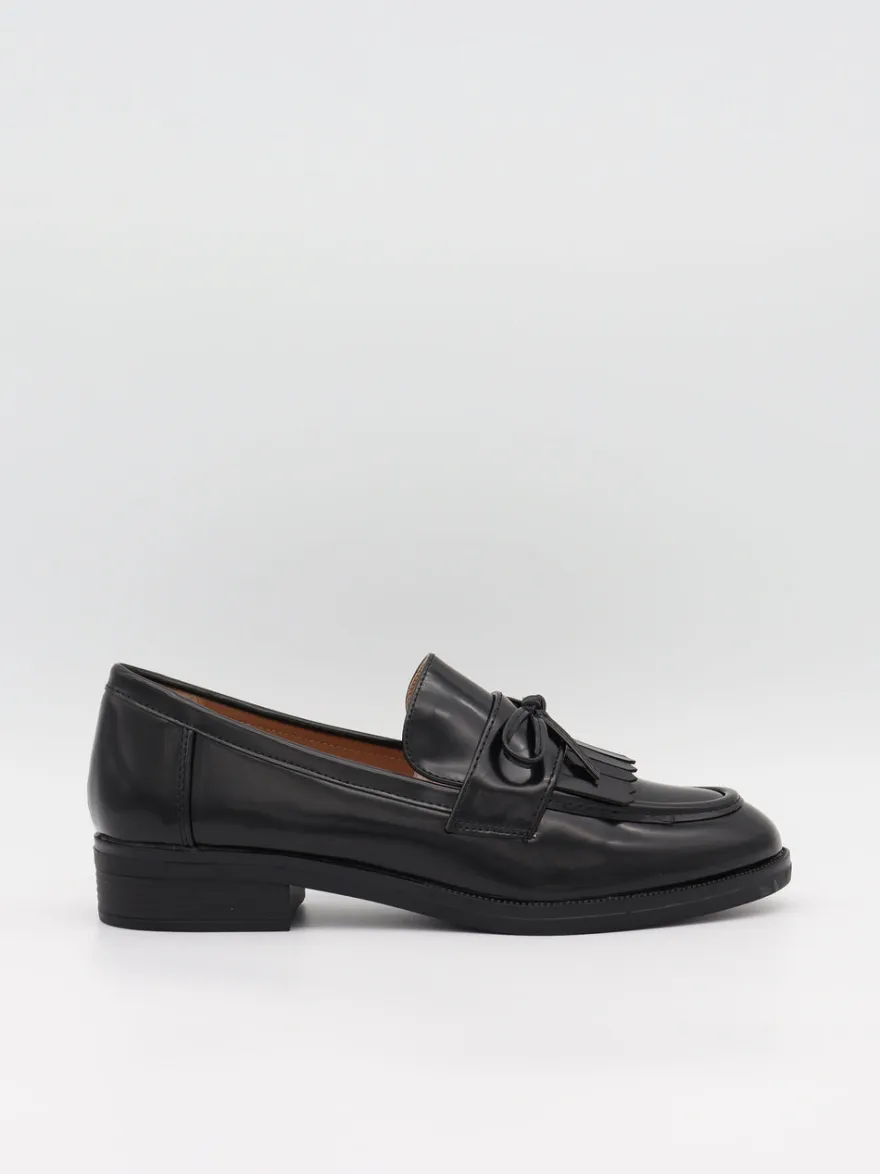 Design By Si Samia loafers med detaljer - Sort Hot