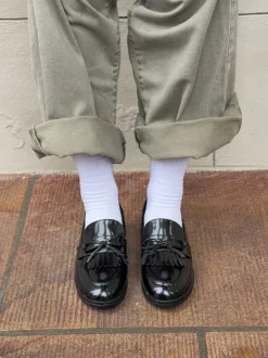 Design By Si Samia loafers med detaljer - Sort Hot