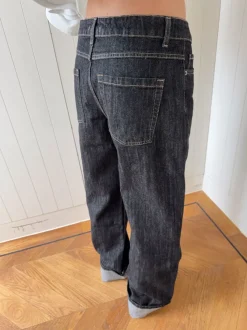 Design By Si Scandivv jeans med opsmøg - Grå Online