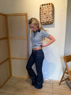 Design By Si Senia bootcut jeans - Mørkeblå Online