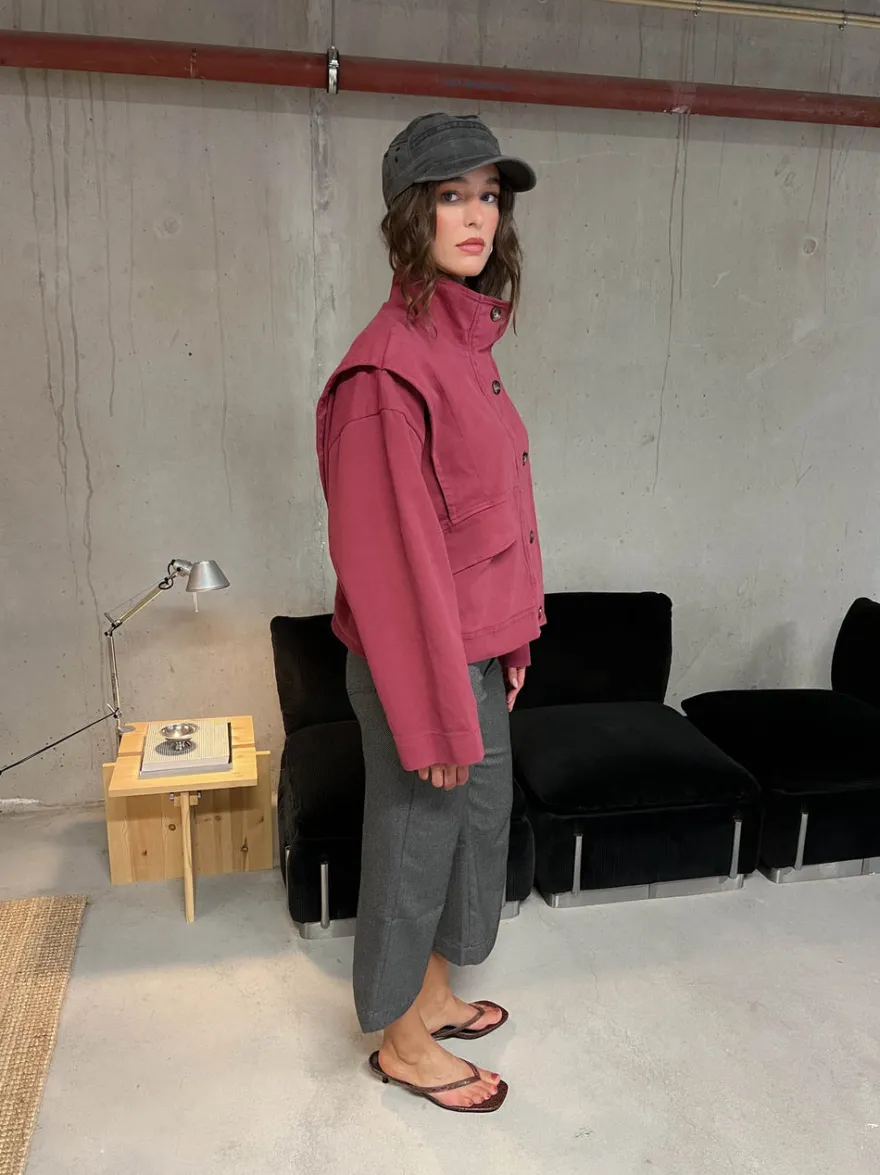 Design By Si Seraphine jakke - Vinrød Hot