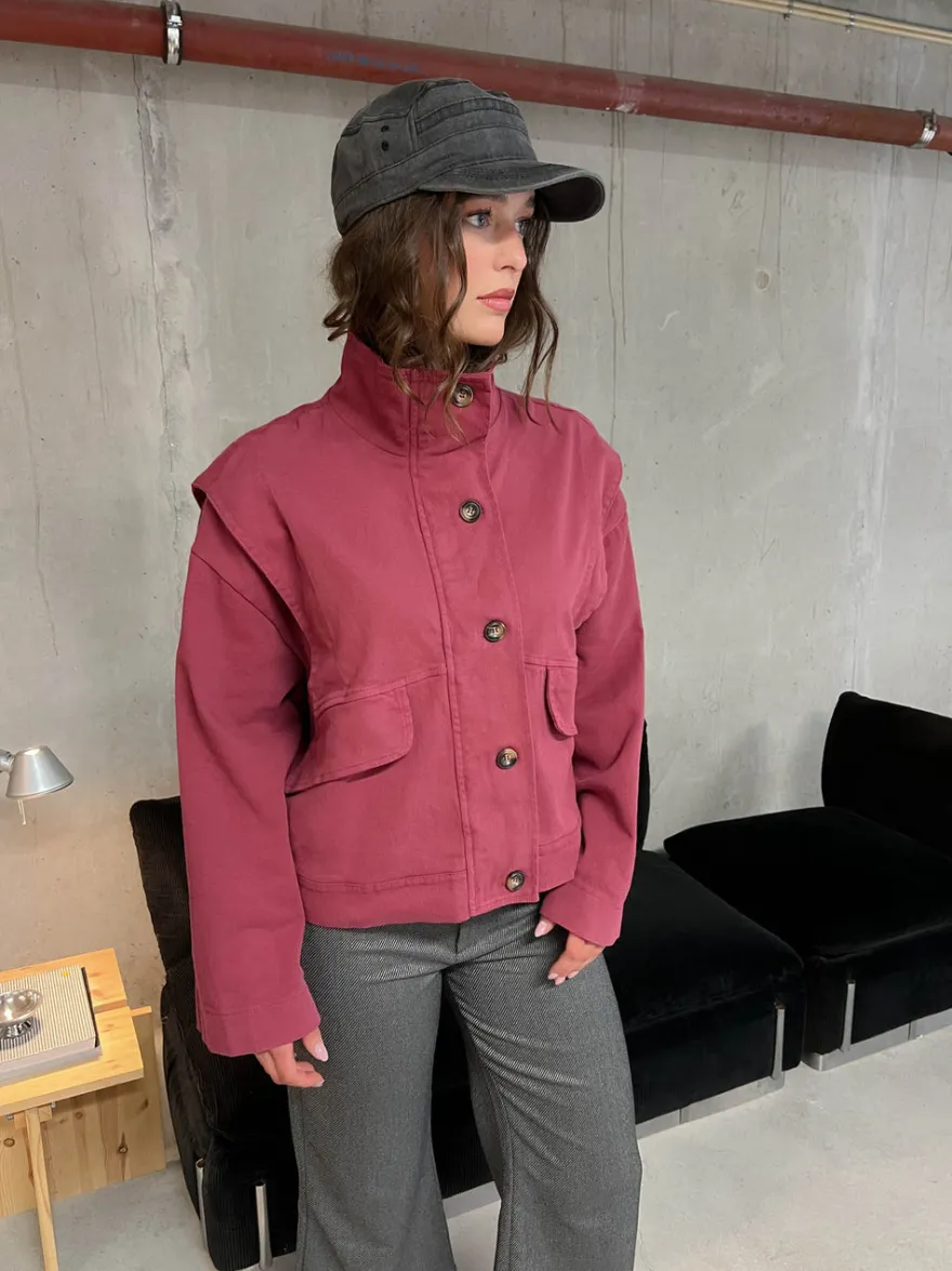 Design By Si Seraphine jakke - Vinrød Hot